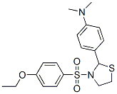 Thiazolidine, 2-[4-(dimethylamino)phenyl]-3-[(4-ethoxyphenyl)sulfonyl]- (9CI)