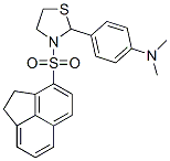 Thiazolidine, 3-[(1,2-dihydro-3-acenaphthylenyl)sulfonyl]-2-[4-(dimethylamino)phenyl]- (9CI)