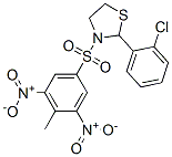 Thiazolidine, 2-(2-chlorophenyl)-3-[(4-methyl-3,5-dinitrophenyl)sulfonyl]- (9CI)