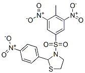 Thiazolidine, 3-[(4-methyl-3,5-dinitrophenyl)sulfonyl]-2-(4-nitrophenyl)- (9CI)