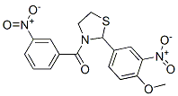 Thiazolidine, 2-(4-methoxy-3-nitrophenyl)-3-(3-nitrobenzoyl)- (9CI)