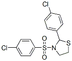 Thiazolidine, 2-(4-chlorophenyl)-3-[(4-chlorophenyl)sulfonyl]- (9CI)