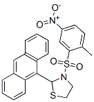 Thiazolidine, 2-(9-anthracenyl)-3-[(2-methyl-5-nitrophenyl)sulfonyl]- (9CI)