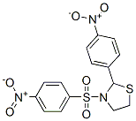 Thiazolidine, 2-(4-nitrophenyl)-3-[(4-nitrophenyl)sulfonyl]- (9CI)