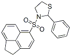 Thiazolidine, 3-[(1,2-dihydro-5-acenaphthylenyl)sulfonyl]-2-phenyl- (9CI)