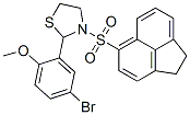 Thiazolidine, 2-(5-bromo-2-methoxyphenyl)-3-[(1,2-dihydro-5-acenaphthylenyl)sulfonyl]- (9CI)