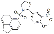 Thiazolidine, 3-[(1,2-dihydro-5-acenaphthylenyl)sulfonyl]-2-(4-methoxy-3-nitrophenyl)- (9CI)