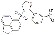 Thiazolidine, 3-[(1,2-dihydro-5-acenaphthylenyl)sulfonyl]-2-(3-nitrophenyl)- (9CI)