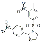 Thiazolidine, 3-[(4-methyl-3-nitrophenyl)sulfonyl]-2-(4-nitrophenyl)- (9CI)