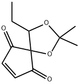 1,3-Dioxaspiro[4.4]non-7-ene-6,9-dione,4-ethyl-2,2-dimethyl-(9CI)