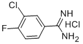 3-CHLORO-4-FLUORO-BENZAMIDINE HYDROCHLORIDE