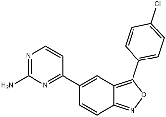 4-[3-(4-Chlorophenyl)-2,1-benzisoxazol-5-yl]-2-pyrimidinamine