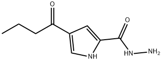 1H-Pyrrole-2-carboxylicacid,4-(1-oxobutyl)-,hydrazide(9CI)