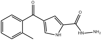 1H-Pyrrole-2-carboxylicacid,4-(2-methylbenzoyl)-,hydrazide(9CI)