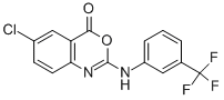 6-CHLORO-2-[3-(TRIFLUOROMETHYL)ANILINO]-4H-3,1-BENZOXAZIN-4-ONE