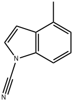 1H-Indole-1-carbonitrile,4-methyl-(9CI)