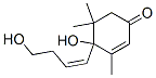 2-Cyclohexen-1-one, 4-hydroxy-4-[(1Z)-4-hydroxy-1-butenyl]-3,5,5-trimethyl- (9CI)