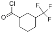 Cyclohexanecarbonyl chloride, 3-(trifluoromethyl)- (9CI)