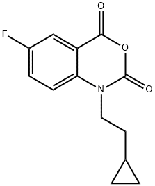 1-(2-环丙基乙基) -6-氟-2H-3,1-苯并噁嗪-2,4-二酮