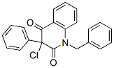 2,4(1H,3H)-Quinolinedione,  3-chloro-3-phenyl-1-(phenylmethyl)-