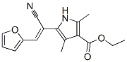1H-Pyrrole-3-carboxylicacid,5-[1-cyano-2-(2-furanyl)ethenyl]-2,4-dimethyl-,ethylester(9CI)