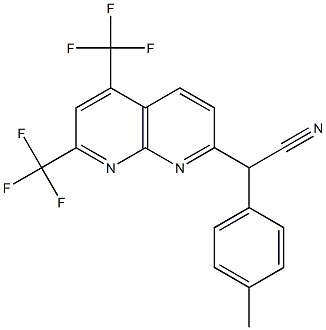 1,8-Naphthyridine-2-acetonitrile,alpha-(4-methylphenyl)-5,7-bis(trifluoromethyl)-(9CI)
