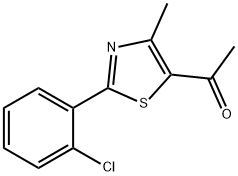 1-(2-(2-氯苯基)-4-甲基噻唑-5-基)乙烷-1-酮