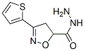 5-Isoxazolecarboxylicacid,4,5-dihydro-3-(2-thienyl)-,hydrazide(9CI)