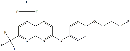 1,8-Naphthyridine,7-[4-(3-fluoropropoxy)phenoxy]-2,4-bis(trifluoromethyl)-(9CI)