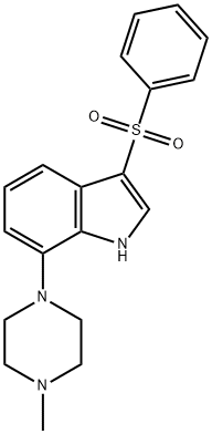 1H-Indole, 7-(4-Methyl-1-piperazinyl)-3-(phenylsulfonyl)-