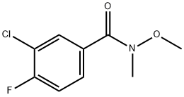3-chloro-4-fluoro-N-methoxy-N-methylbenzamide