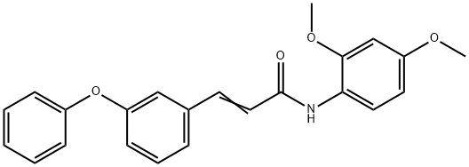 (E)-N-(2,4-DIMETHOXYPHENYL)-3-(3-PHENOXYPHENYL)-2-PROPENAMIDE