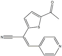 2-(5-乙酰基噻吩-2-基)-3-(吡啶-4-基)丙烯腈