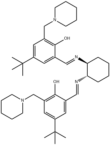 2,2′-[(1S,2S)-1,2-环己二基双[(E)-(次氮基次甲基)]]双[4-(叔丁基)-6-(4-哌啶基甲基)苯酚]