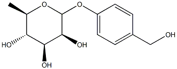 4-HYDROXYMETHYLPHENOL 1-O-RHAMNOSIDE