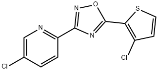 3-(5-CHLOROPYRIDIN-2-YL)-5-(3-CHLOROTHIOPHEN-2-YL)-1,2,4-OXADIAZOLE