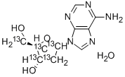 [1',2',3',4',5'-13C5]2'-DEOXYADENOSINE MONOHYDRATE
