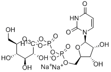 URIDINE DIPHOSPHATE-ALPHA-D-[1-13C]GLUCOSE DISODIUM SALT