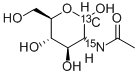 2-[15N]ACETAMIDO-2-DEOXY-D-[1-13C]GLUCOSE
