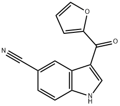 3-(furan-2-carbonyl)-1H-indole-5-carbonitrile