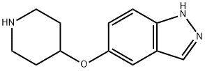 1H-Indazole, 5-(4-piperidinyloxy)-