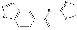 1H-Indazole-5-carboxamide,N-(4,5-dihydro-2-thiazolyl)-(9CI)