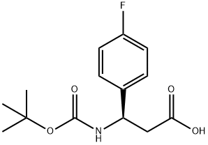BOC-(R)-3-氨基-3-(4-氟苯基)-丙酸