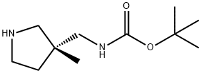 Carbamic acid, [[(3R)-3-methyl-3-pyrrolidinyl]methyl]-, 1,1-dimethylethyl ester