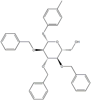 Tolyl 2,3,4-tri-O-benzyl-1-thio-beta-D-glucopyranoside, Thiocresyl 2,3,4-tri-O-benzyl-beta-D-glucopyranoside