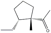 Ethanone, 1-[(1R,2S)-2-ethyl-1-methylcyclopentyl]-, rel-(-)- (9CI)
