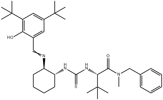 (S)-2-{[(1R,2R)-2-[[[3,5-二(叔丁基)-2-羟基苯基]亚甲基]氨基]环己基]硫脲基}-N-苄基-N,3,3-三甲基丁酰胺