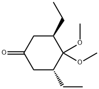 Cyclohexanone, 3,5-diethyl-4,4-dimethoxy-, (3R,5R)- (9CI)