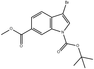 1-tert-Butyl-6-methyl-3-bromo-1H-indole-1,6-dicarboxylate