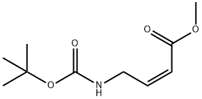 2-Butenoicacid,4-[[(1,1-dimethylethoxy)carbonyl]amino]-,methylester,(2Z)-